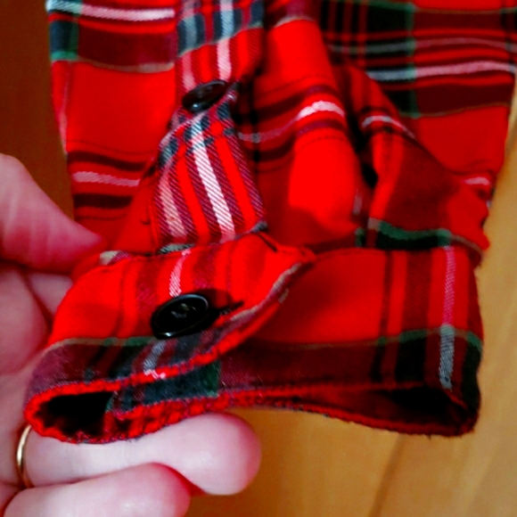 Vintage Red Plaid Dress - Picture 10 of 14